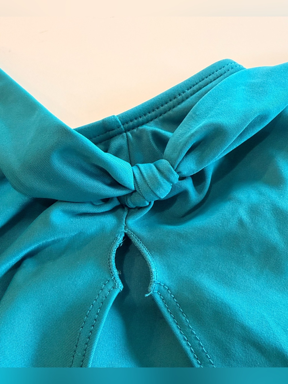 Old Navy Teal Stretch bikini 2 piece skort XL - Picture 13 of 13